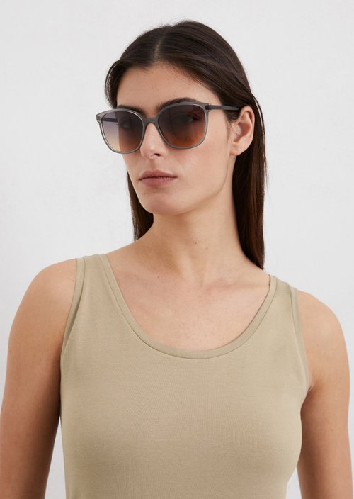 Regular tank top — Beige