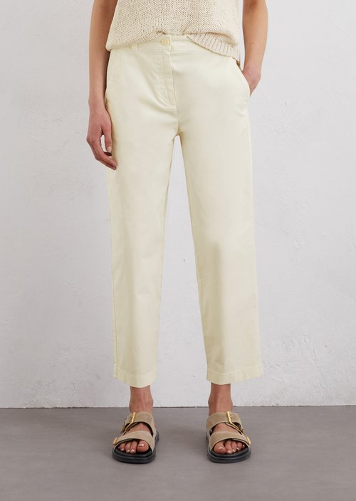 Chino model Rimka tapered — Natural cotton