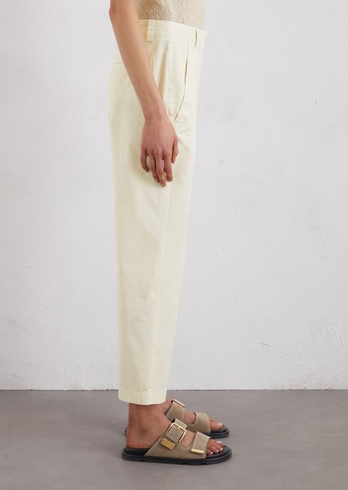 Chino model Rimka tapered — Natural cotton
