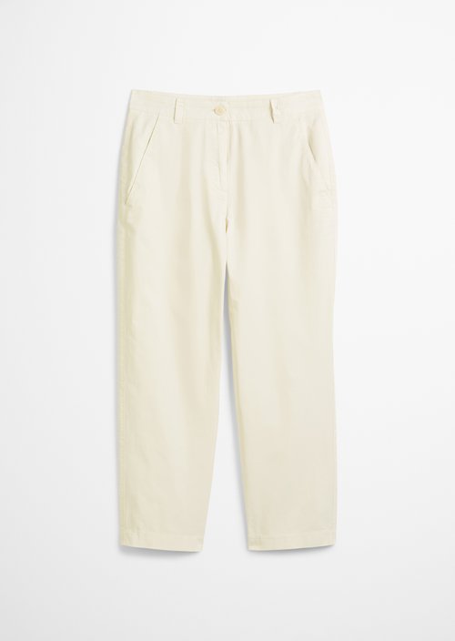 Chino model Rimka tapered — Natural cotton