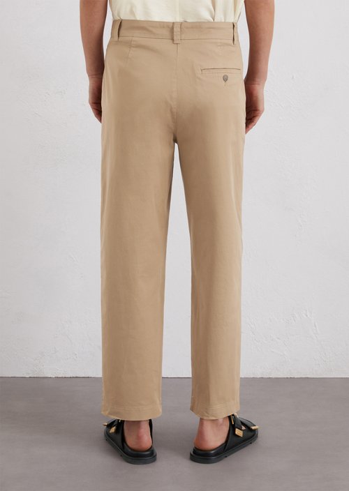 Chino model Rimka tapered — Beige (alternate view)