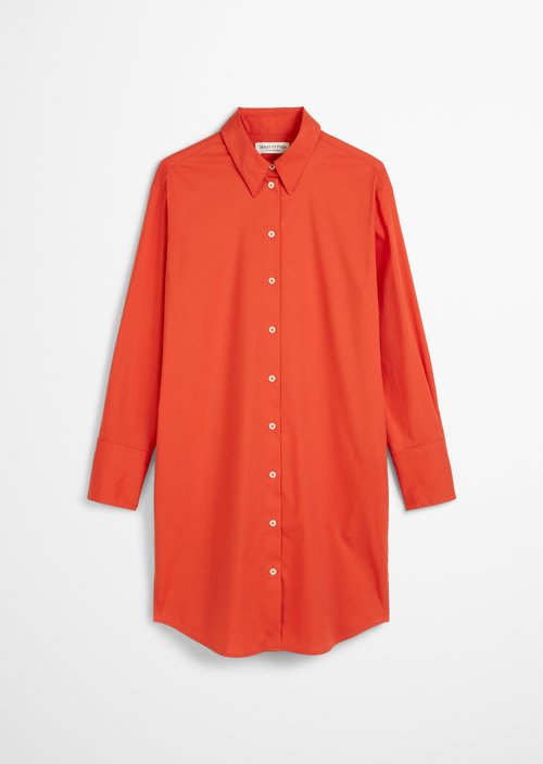 Shirt dress regular — Light red