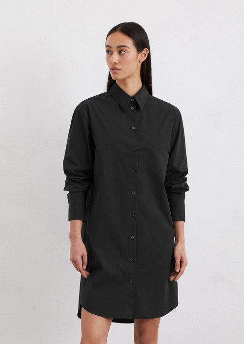 Shirt dress regular — Black