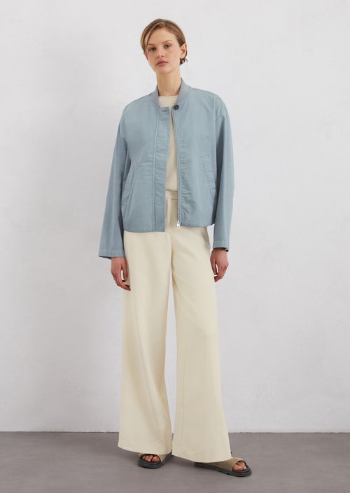 Relaxed blouson — Light blue