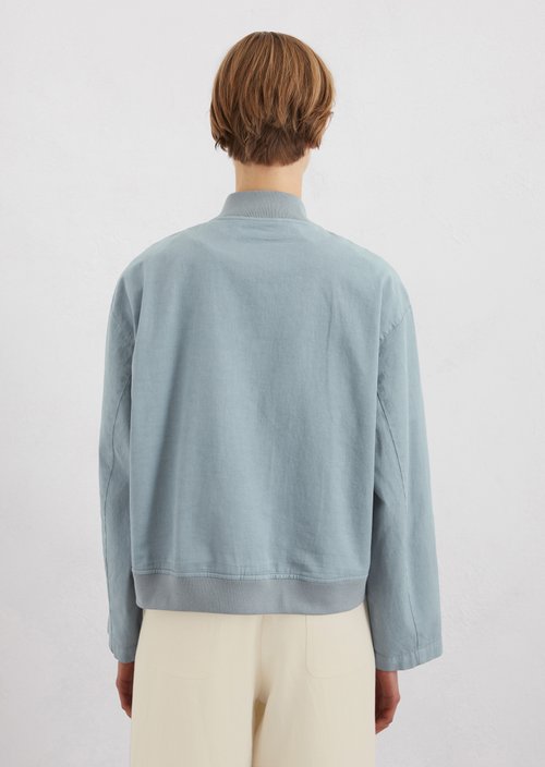 Relaxed blouson — Light blue