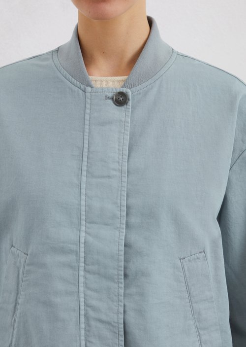 Relaxed blouson — Light blue