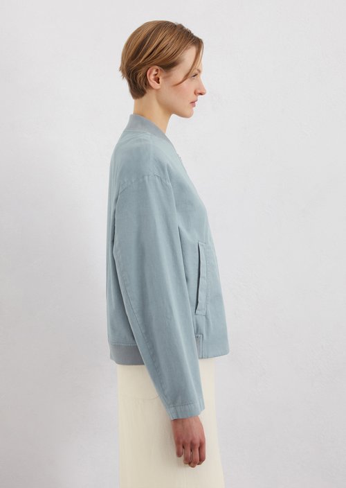 Relaxed blouson — Light blue