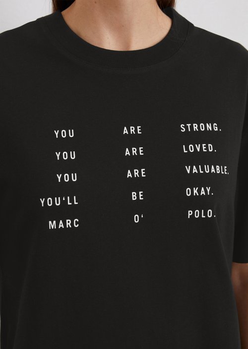 Basic logo T-shirt regular — Black