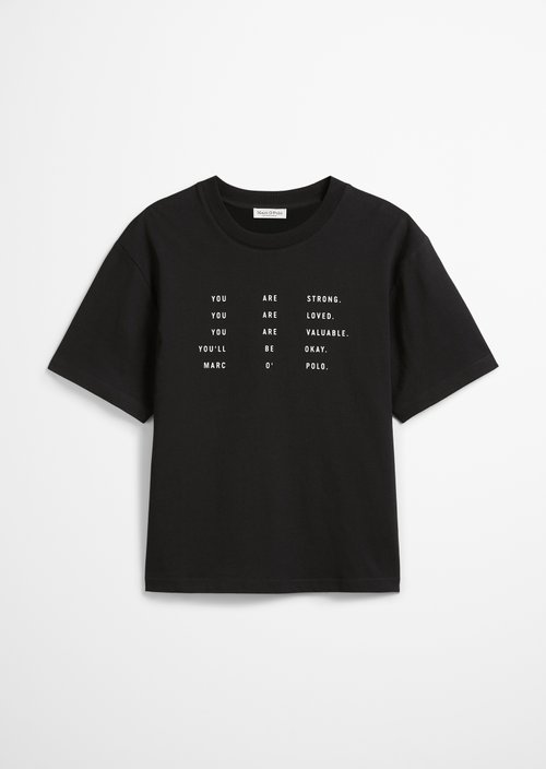 Basic logo T-shirt regular — Black