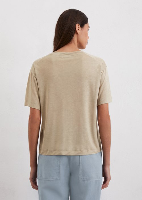 T-shirt regular — Beige