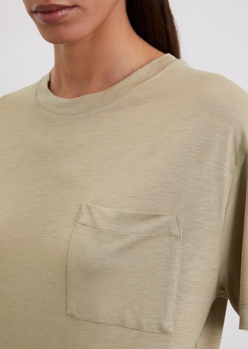 T-shirt regular — Beige