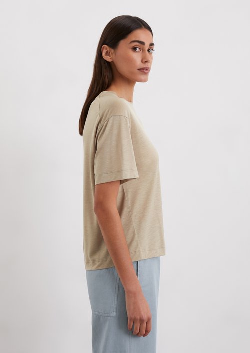 T-shirt regular — Beige