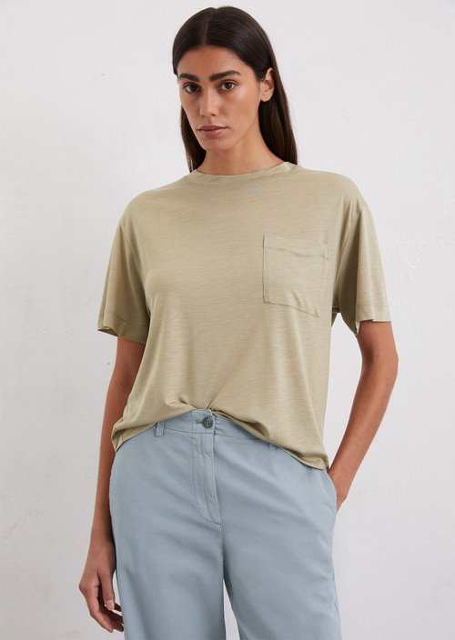 T-shirt regular — Beige