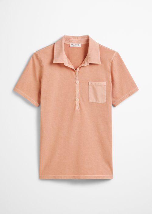Short sleeve polo shirt slim — Light red