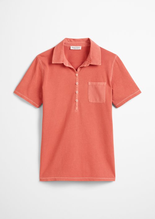 Short sleeve polo shirt slim — Light red