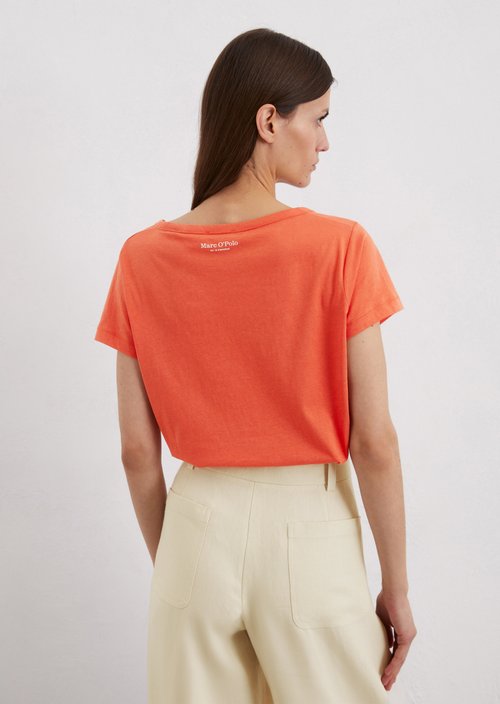 Print T-shirt regular — Light red