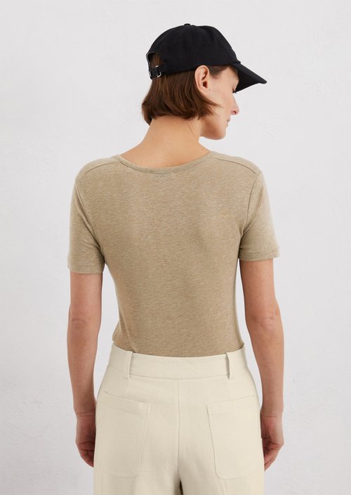 T-shirt regular — Beige