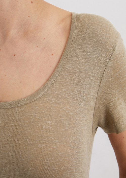 T-shirt regular — Beige