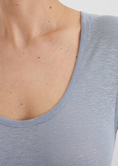 T-shirt regular — Light blue