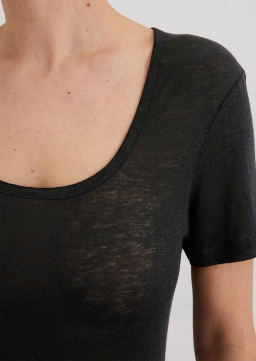 T-shirt regular — Black