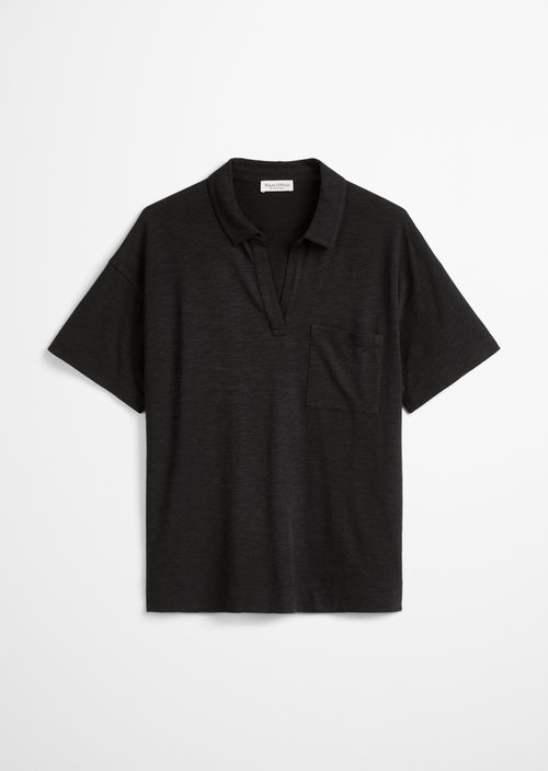 Regular polo shirt — Black