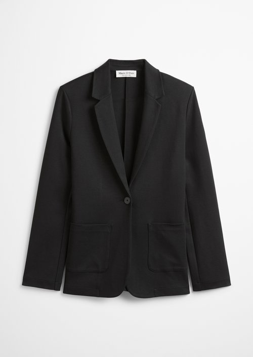 Jersey blazer — Black