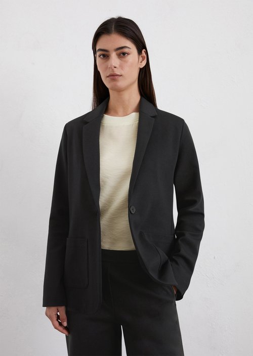 Jersey blazer — Black