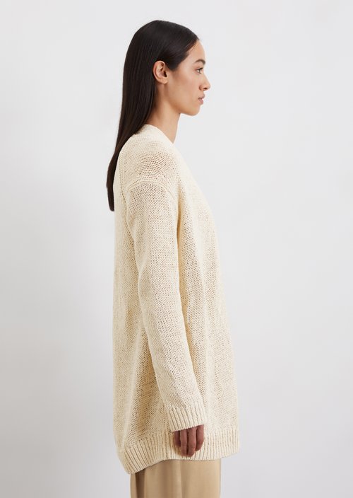 Cardigan loose — Natural cotton