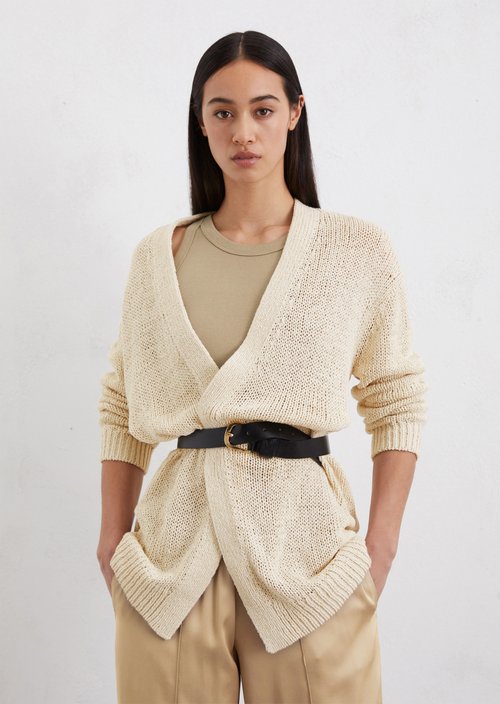 Cardigan loose — Natural cotton