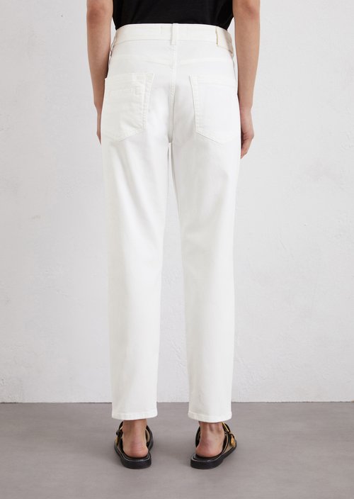 Jeans model Theda boyfriend — White