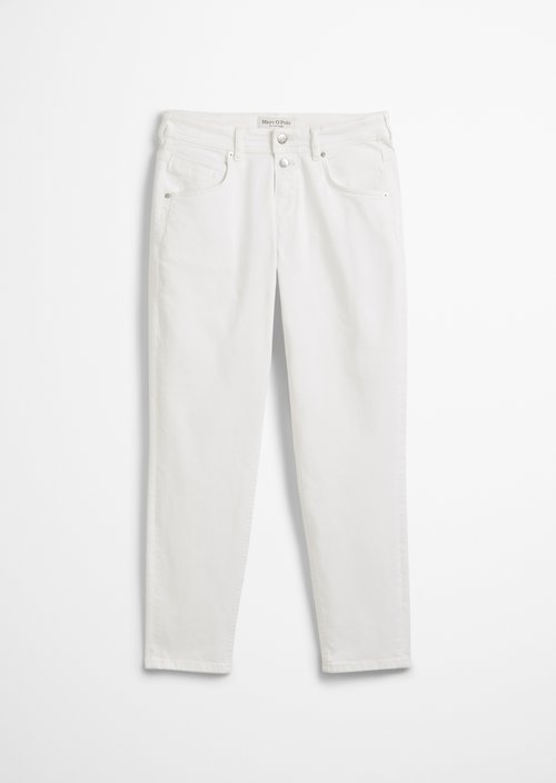 Jeans model Theda boyfriend — White