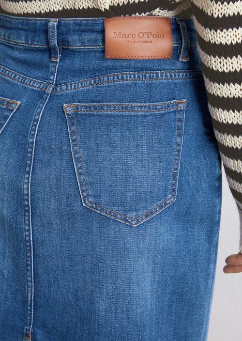 Regular denim skirt — M065