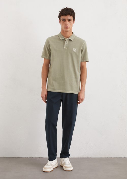 Piqué regular polo shirt — M443