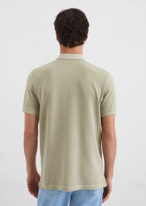 Piqué shaped polo shirt — M443