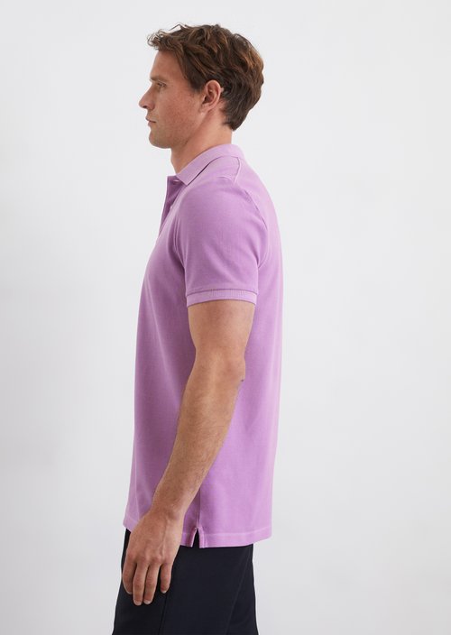 Piqué shaped polo shirt — M627