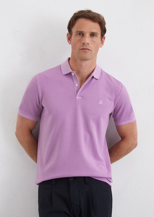 Piqué shaped polo shirt — M627