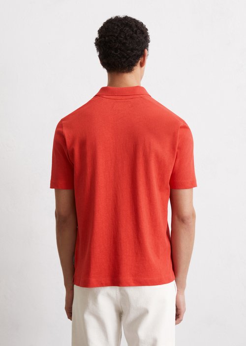 Polo shirt jersey regular — Orange