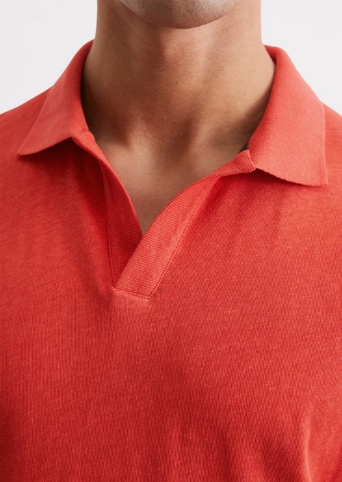 Polo shirt jersey regular — Orange