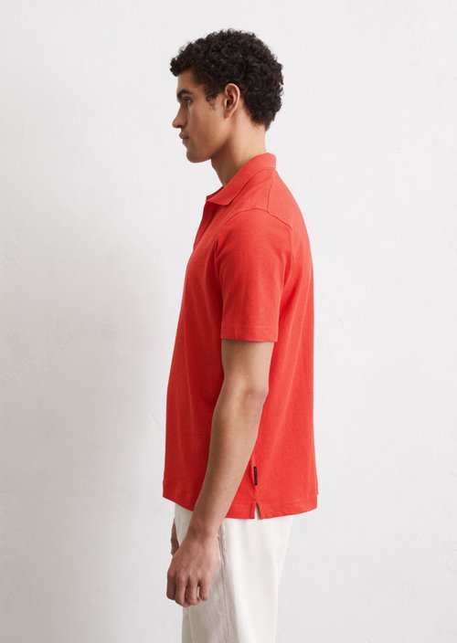 Polo shirt jersey regular — Orange