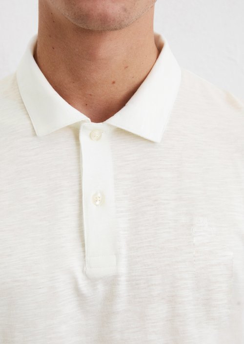 Polo shirt slub jersey regular — M101