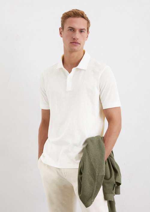 Polo shirt slub jersey regular — M101