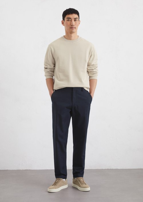 Pants model Belsbo relaxed — Dark blue