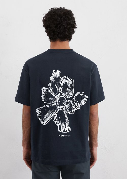 Relaxed T-shirt — Dark blue