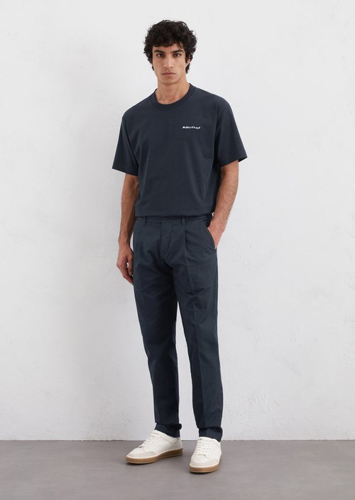 Relaxed T-shirt — Dark blue