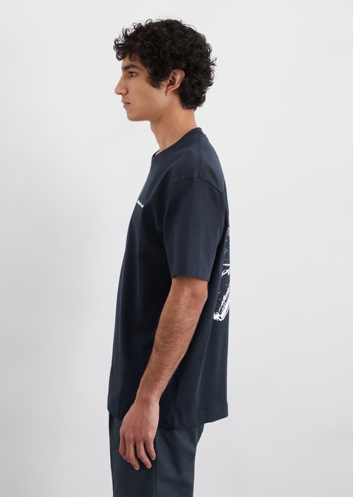 Relaxed T-shirt — Dark blue