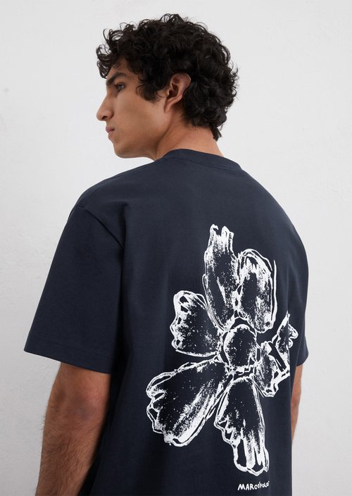 Relaxed T-shirt — Dark blue