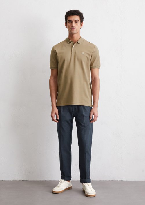 Piqué regular polo shirt — M730