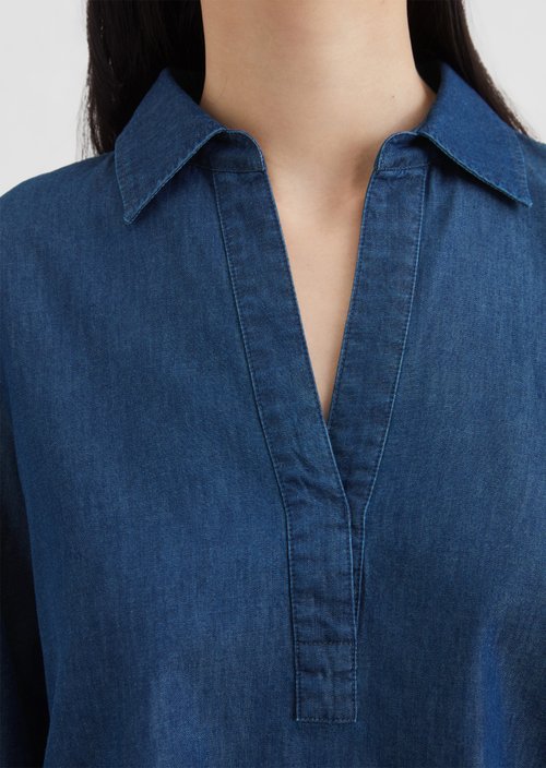 Relaxed slip blouse — M017