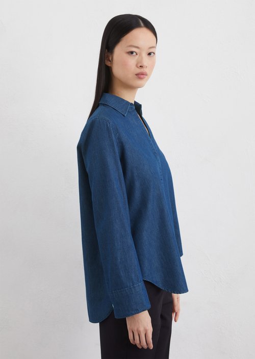 Relaxed slip blouse — M017