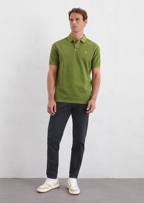 Piqué regular polo shirt — M421
